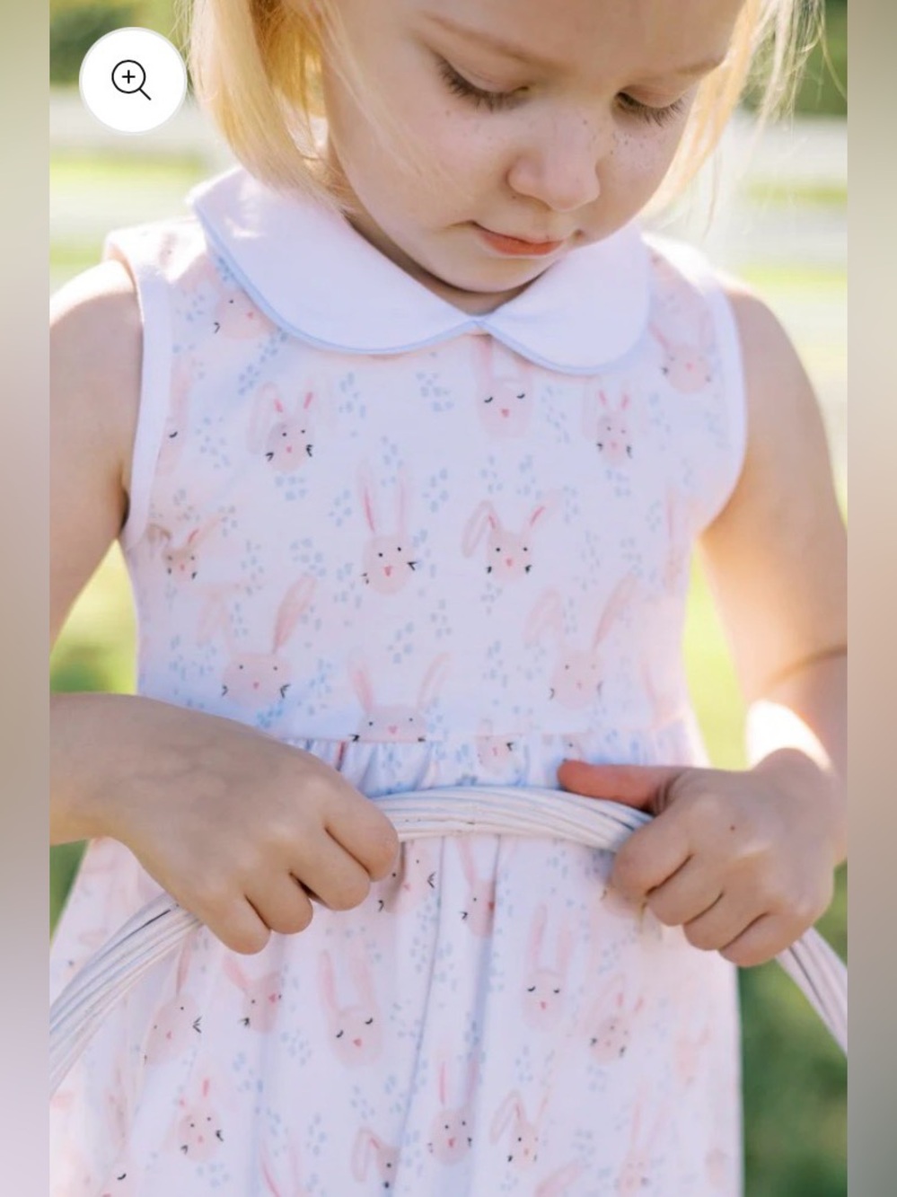 THE PROPER PEONY Pink Happy Easter Bunny Twirl Dress - 2T